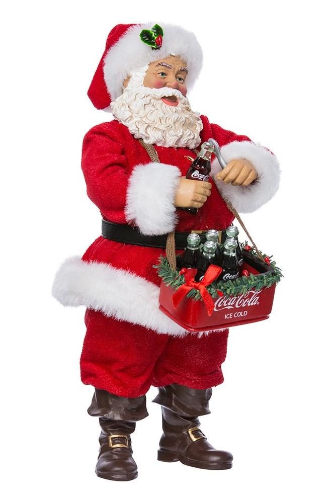 Shop For 10.5" Fabriché™ Coca - Cola® Santa Opening A Coke