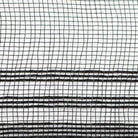 Shop For 10.5" Faux Jute Border Stripe Mesh Ribbon: Black (10 Yards)