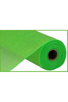 Shop For 10.5" Faux Jute Mesh Ribbon: Fresh Green (10 Yards) at Michelle's aDOORable Creations