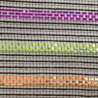 Shop For 10.5" Metallic Poly Faux Jute Mesh Ribbon: Black/Orange/Purple/Lime (10 Yards)