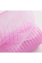 Shop For 10.5" Poly Mesh Roll Ribbon: Iridescent Pastel Pink Foil