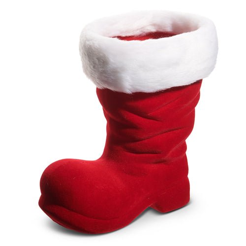 Shop For 10.5" Red Flocked Boot