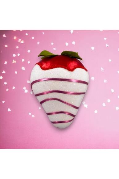 Shop For 10.5in Cupid's Valentine Hanging White Strawberry