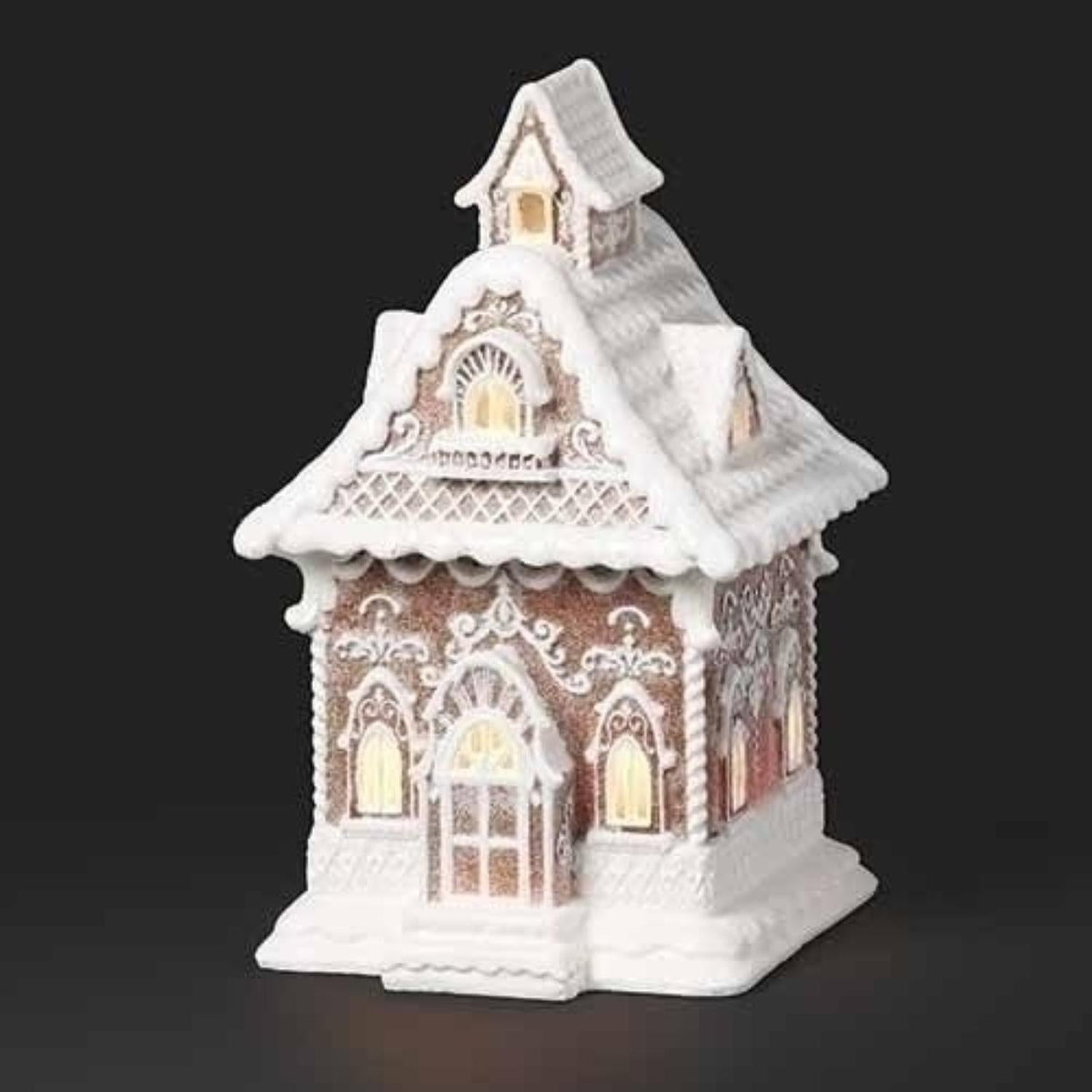 Shop For 10.5in Lighted Gingerbread House Figurine
