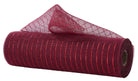 Shop For 10in Fine Weave Metallic Mesh: Burgundy/Red (10 Yards)