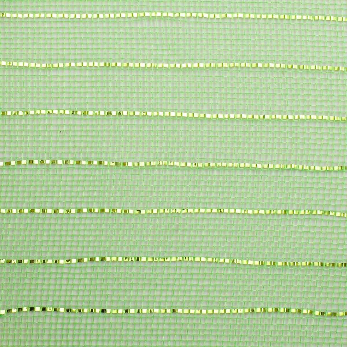 Shop For 10in Fine Weave Metallic Mesh: Lime Green (10 Yards)
