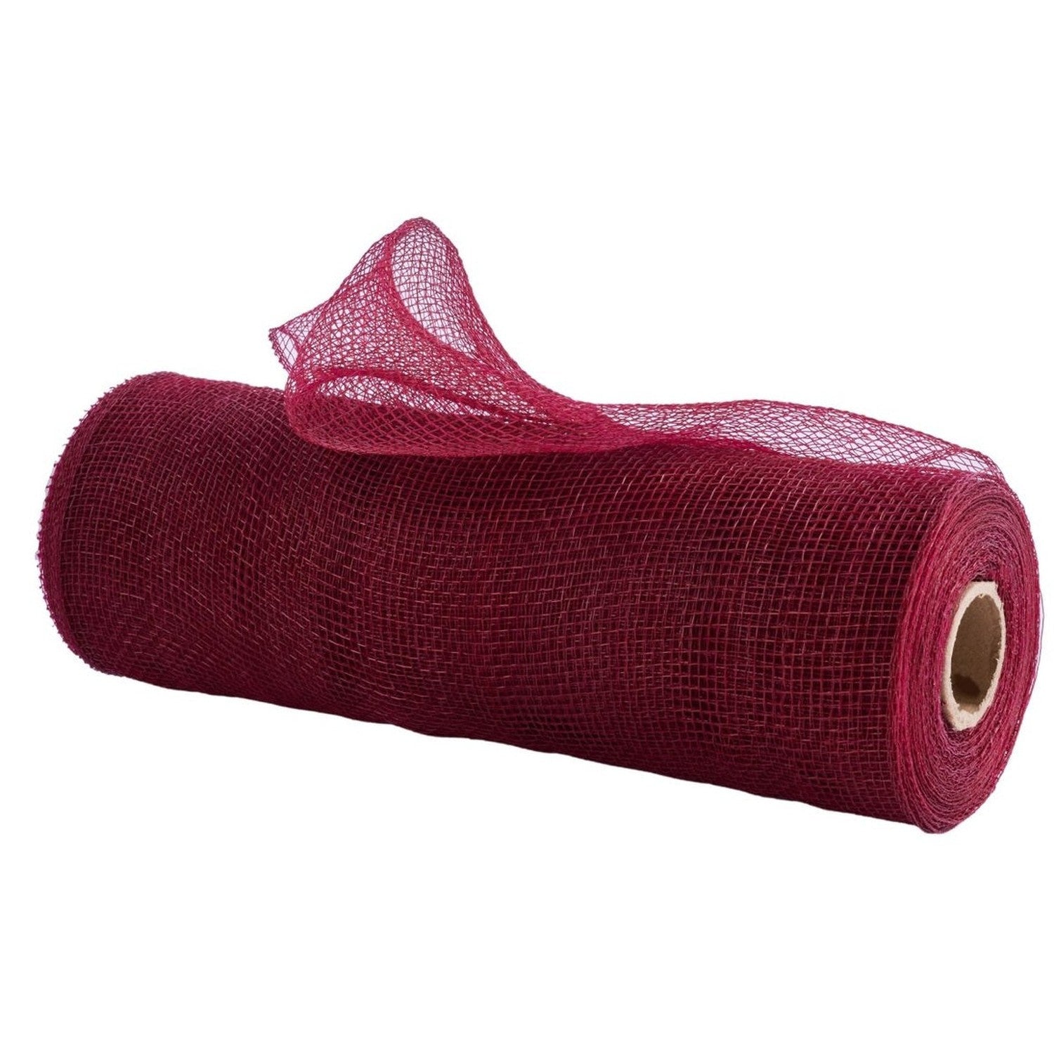 Shop For 10in Poly Deco Mesh: Burgundy (10 Yards)