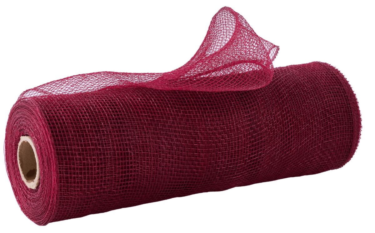 Shop For 10in Poly Deco Mesh: Burgundy (10 Yards)