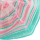 Shop For 10in Vertical Wide Strip Ombré Mesh: Iridescent Teal & Blush Pink
