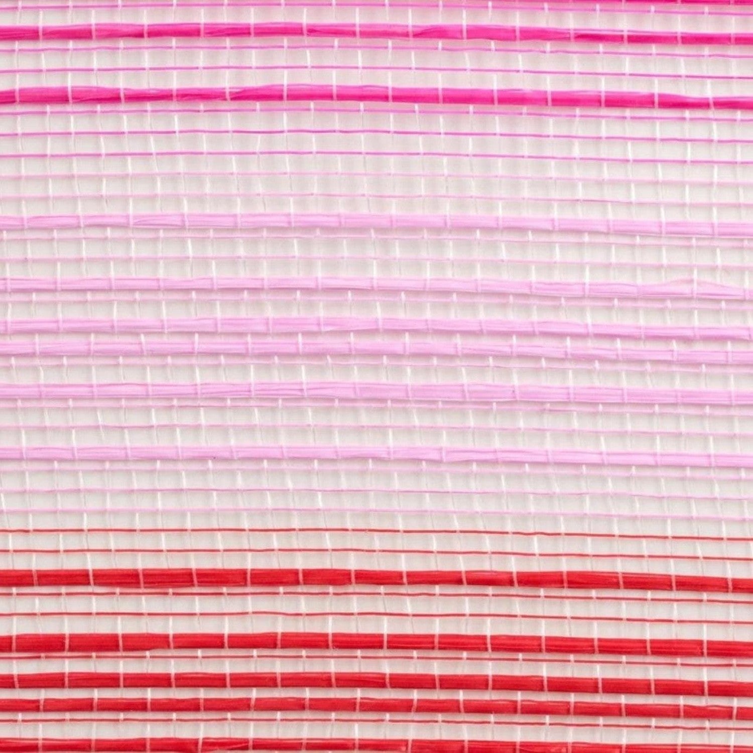 10in Wide Vertical Strip Mesh: Pink, Hot Pink & Red