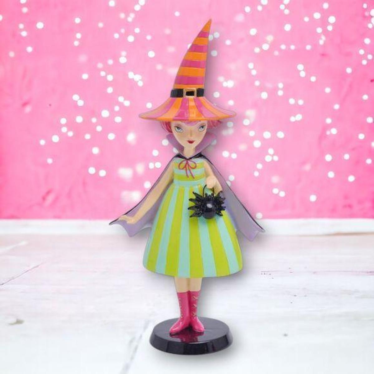 Shop For 10in Witch with Orange Hat Halloween Figurine