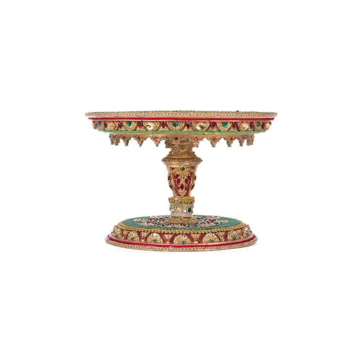 Shop For 11" Christmas Castle Cake Plate