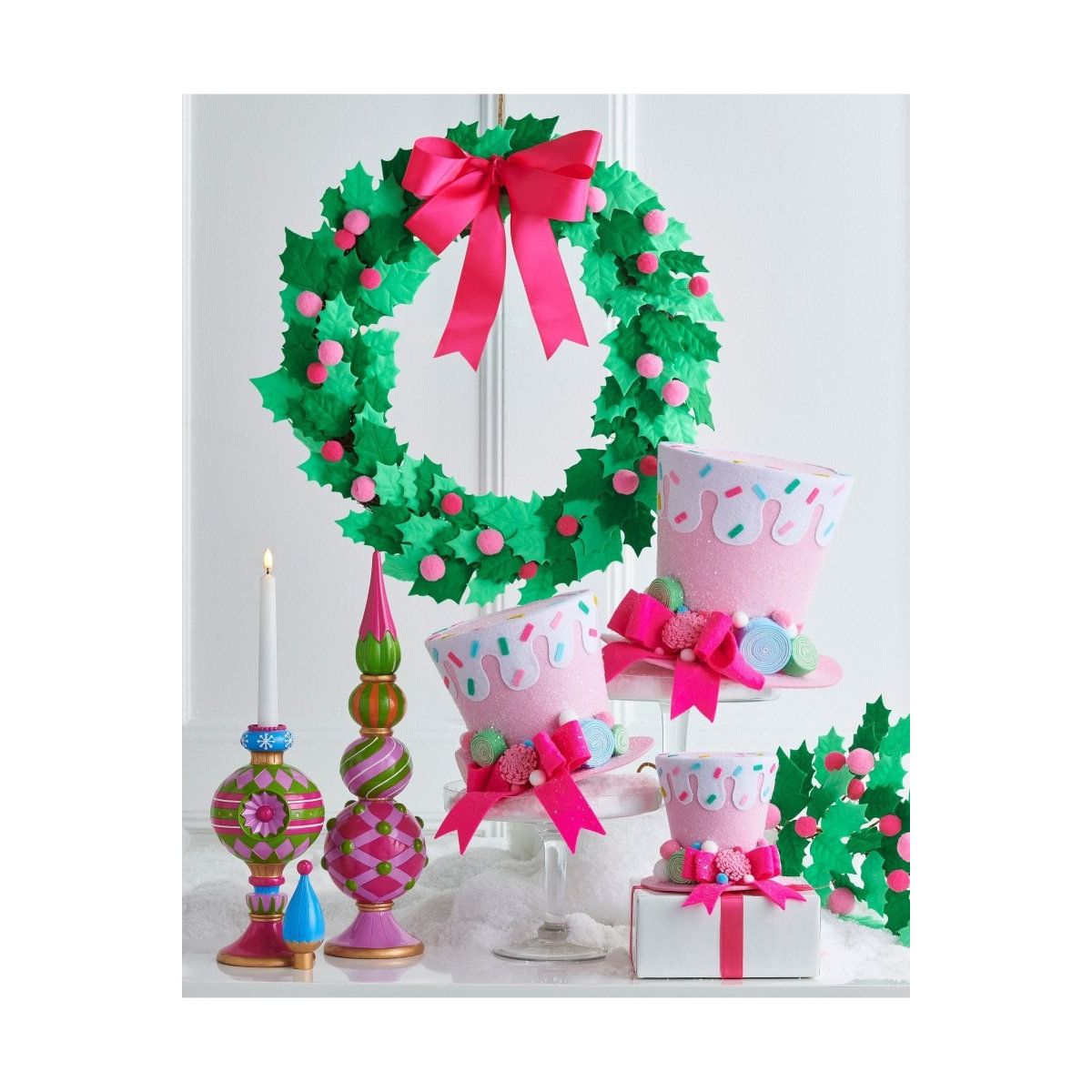 Shop For 11" Pink Sprinkles Top Hat