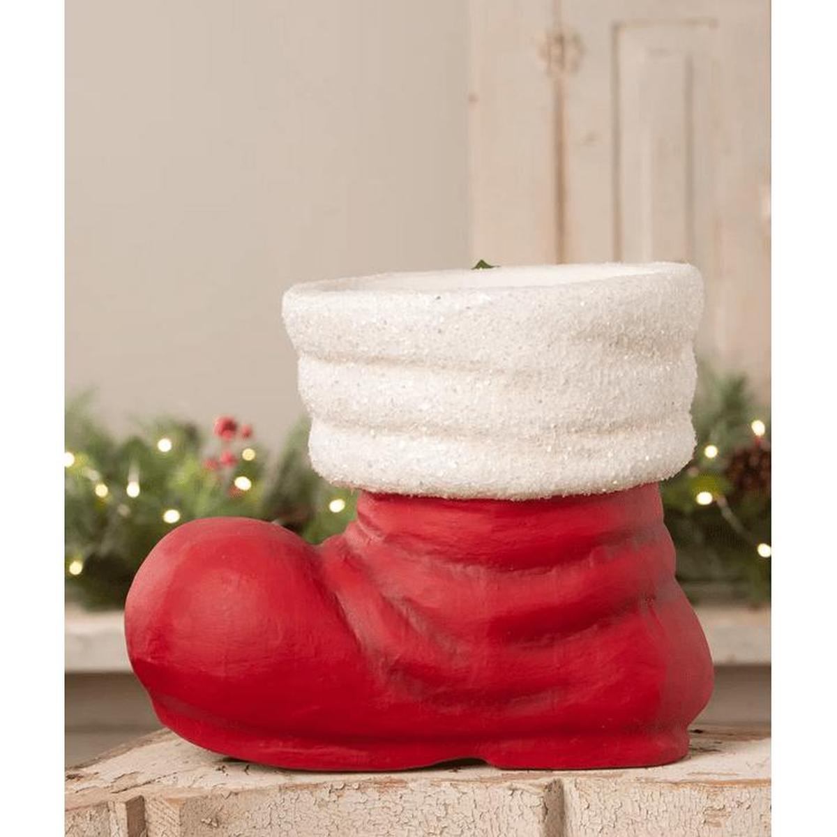 Shop For 11" Retro Red Santa Boot