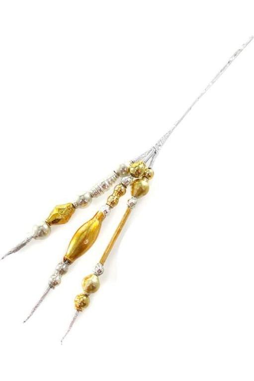 Shop For 11.5" Beaded Pick: Gold