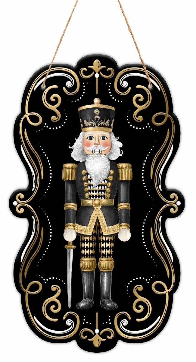 Shop For 11.5in Tin Sign: Harlequin Nutcracker Sign