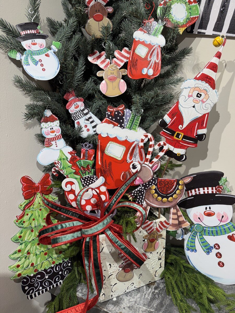 Shop For 11in Metal Whimsy Santa Sleigh (Stake/Hang/Easel)