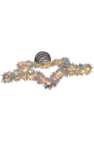 Shop For 12" 55 - Light Warm White LED Silver Tinsel Star Treetop