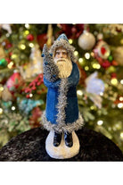 Shop For 12" Blue Velvet Belsnickle Santa Figure