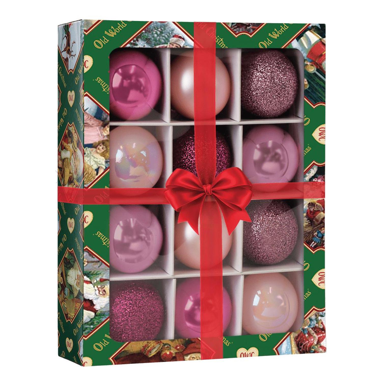 12 Count 1.5" Posh Pink Balls Ornament