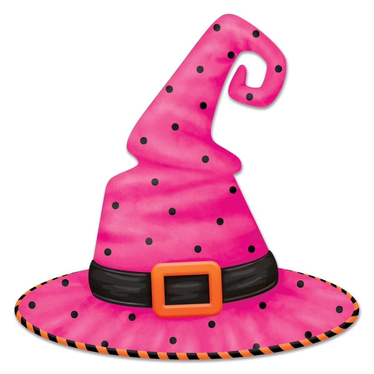 Shop For 12" Embossed Hot Pink Witch Hat