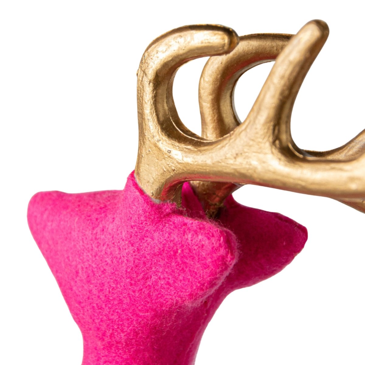 Shop For 12" Flocked Deer: Pink