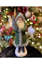 Shop For 12" Green Velvet Belsnickle Santa Figure