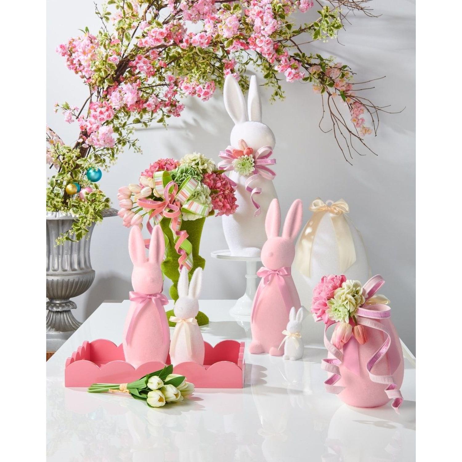 Shop For 12" Iridescent Flocked Bunny