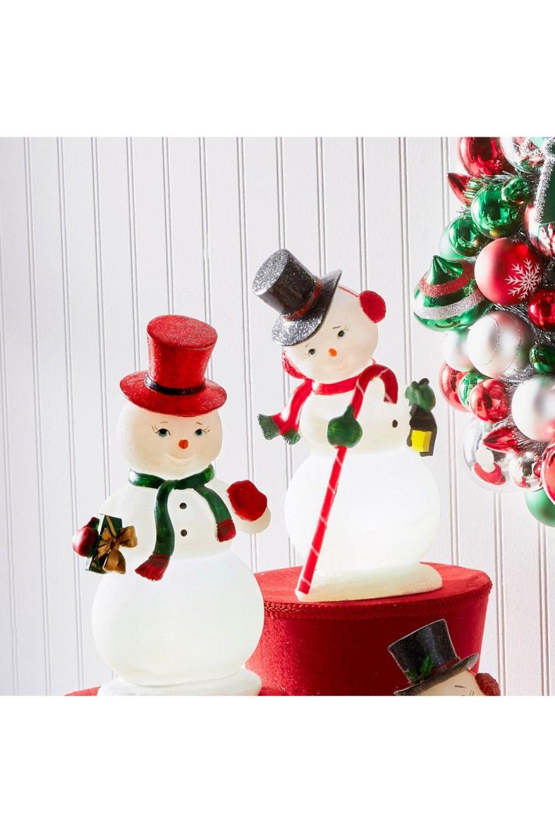 Shop For 12" Lighted Retro Snowman Blowmold