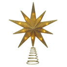 Shop For 12" Lit Gold Glitter Star Tree Topper