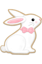 Shop For 12" Metal Cookie Bunny Sign: White