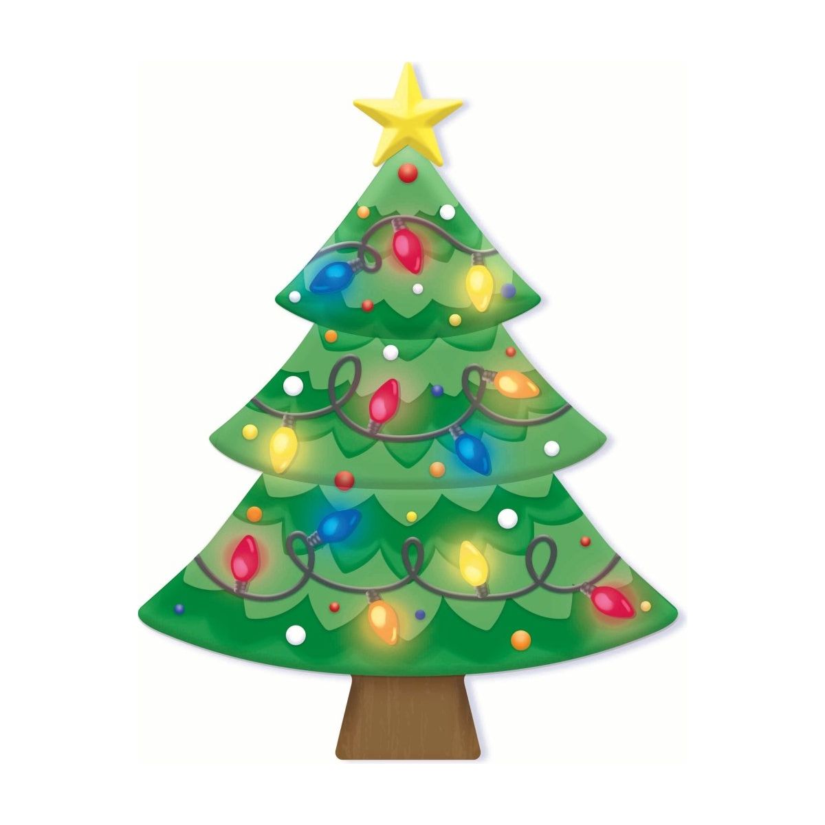 Shop For 12" Metal Embossed Hanger: Christmas Lights