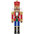Shop For 12" Metal Embossed Hanger: Dark Skin Nutcracker