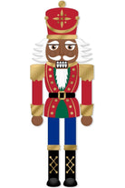 Shop For 12" Metal Embossed Hanger: Dark Skin Nutcracker