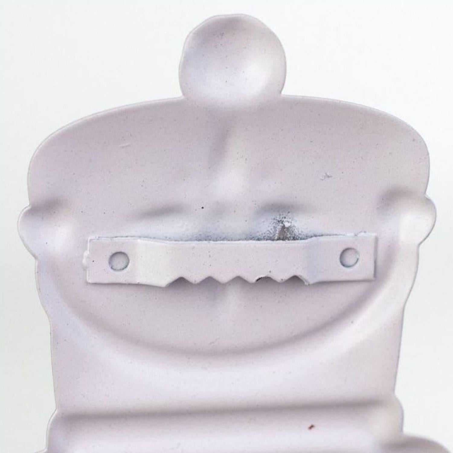 12" Metal Embossed Hanger: Dark Skin Nutcracker