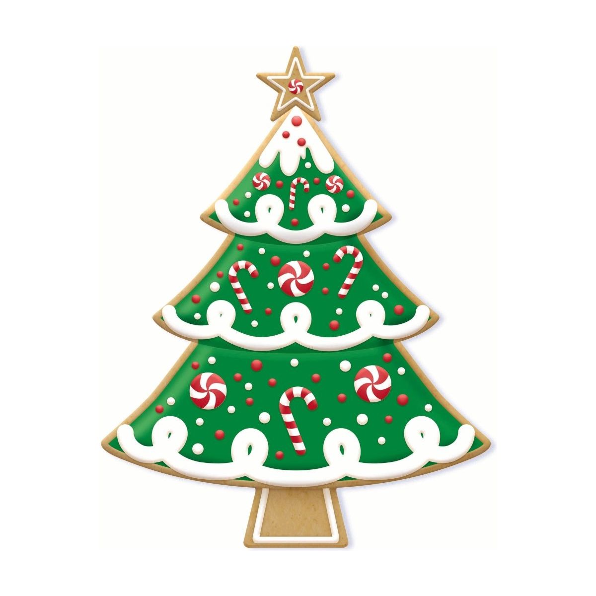 Shop For 12" Metal Embossed Hanger: Peppermint Cookie Tree