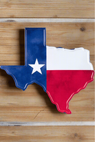 Shop For 12" Metal Embossed Hanger: Texas Flag