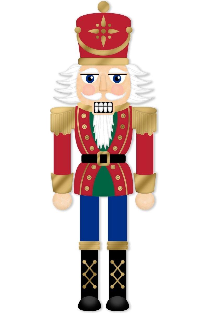 Shop For 12" Metal Embossed Hanger: Traditional Nutcracker