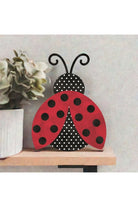 Shop For 12" Metal Embossed Ladybug Hanger: Polka Dot/Solid at Michelle's aDOORable Creations