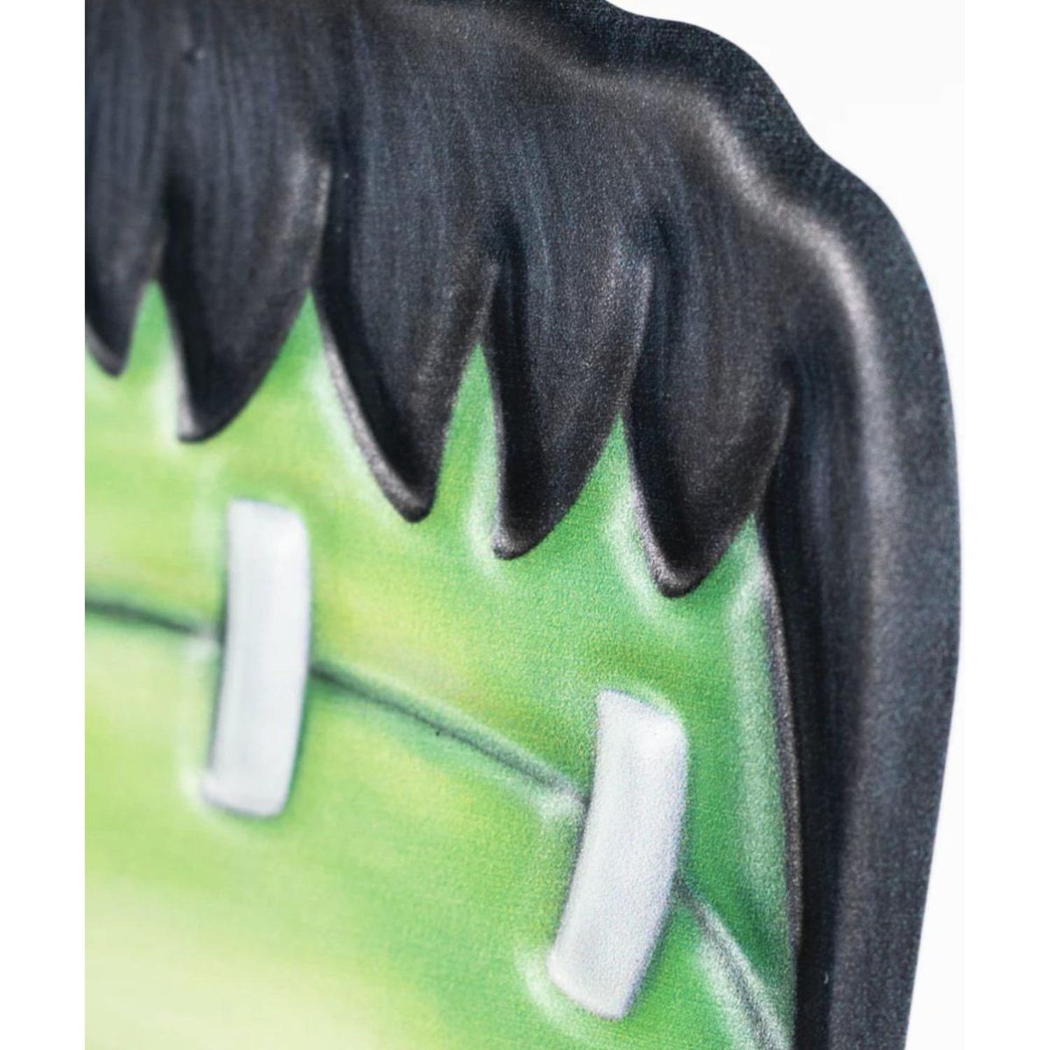 12" Metal Embossed Sign: Frankenstein (Green)