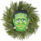 Shop For 12" Metal Embossed Sign: Frankenstein (Green)