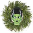 Shop For 12" Metal Embossed Sign: Mrs. Frankenstein (Green)