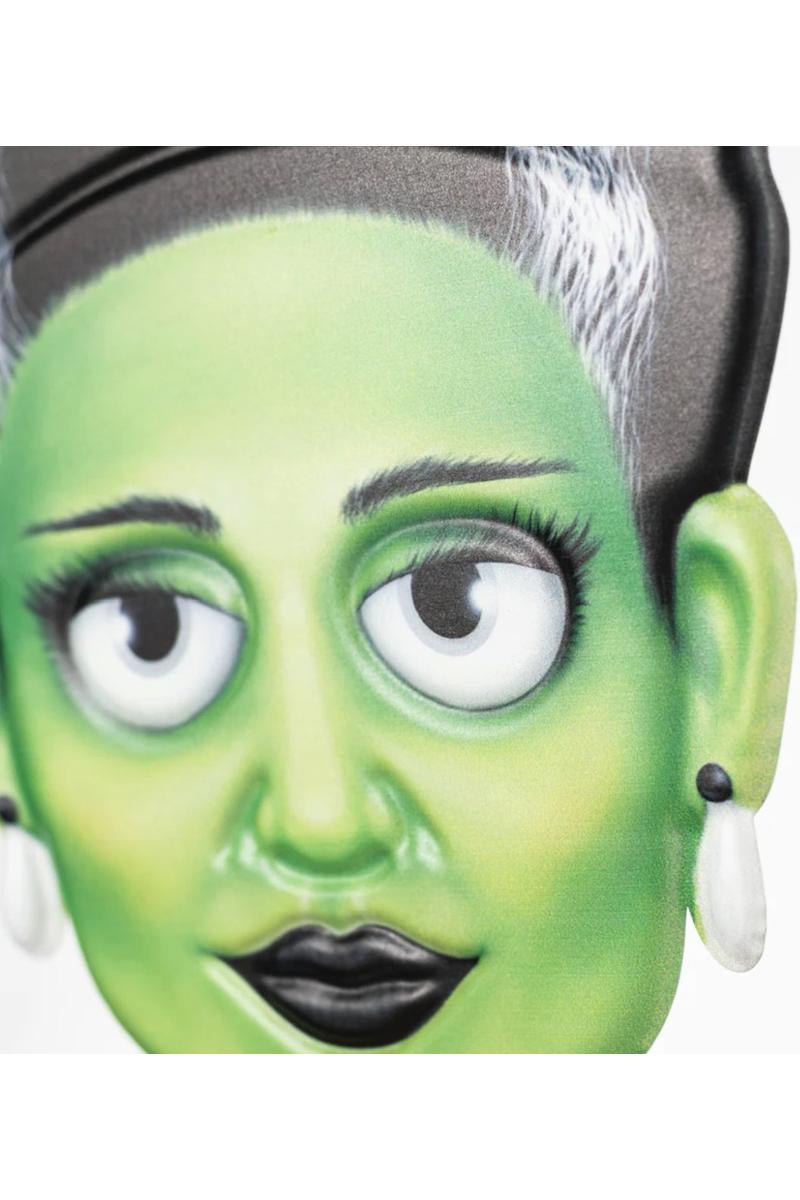 Shop For 12" Metal Embossed Sign: Mrs. Frankenstein (Green)