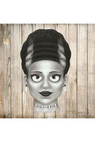 Shop For 12" Metal Embossed Sign: Mrs. Frankenstein (Grey)