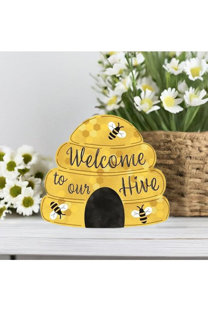 Shop For 12" Metal Embossed Sign: Welcome To Our Hive MD0793