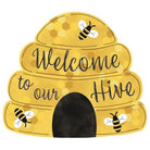 Shop For 12" Metal Embossed Sign: Welcome To Our Hive