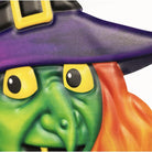 Shop For 12" Metal Embossed Sign: Witch Head (Purple)