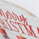 Shop For 12" Metal Round Sign: Dark Nutcracker Merry Christmas