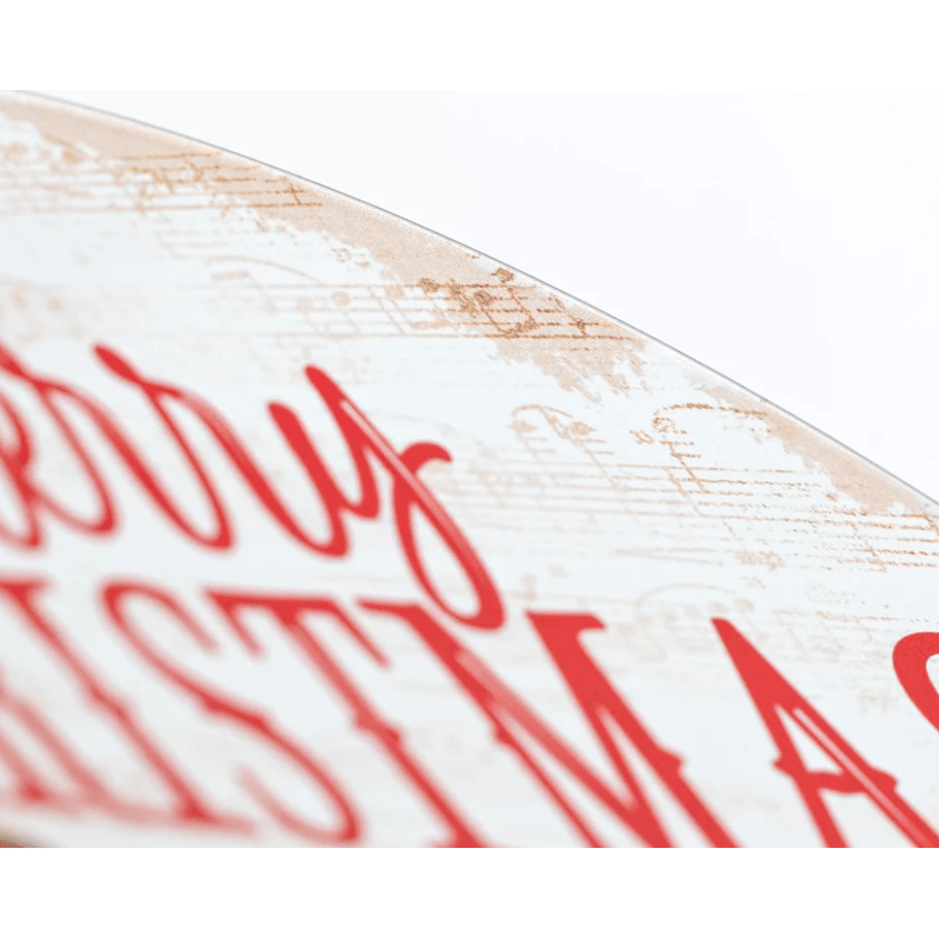 Shop For 12" Metal Round Sign: Nutcracker Merry Christmas