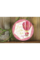 Shop For 12" Metal Sign: Love Is In The Air